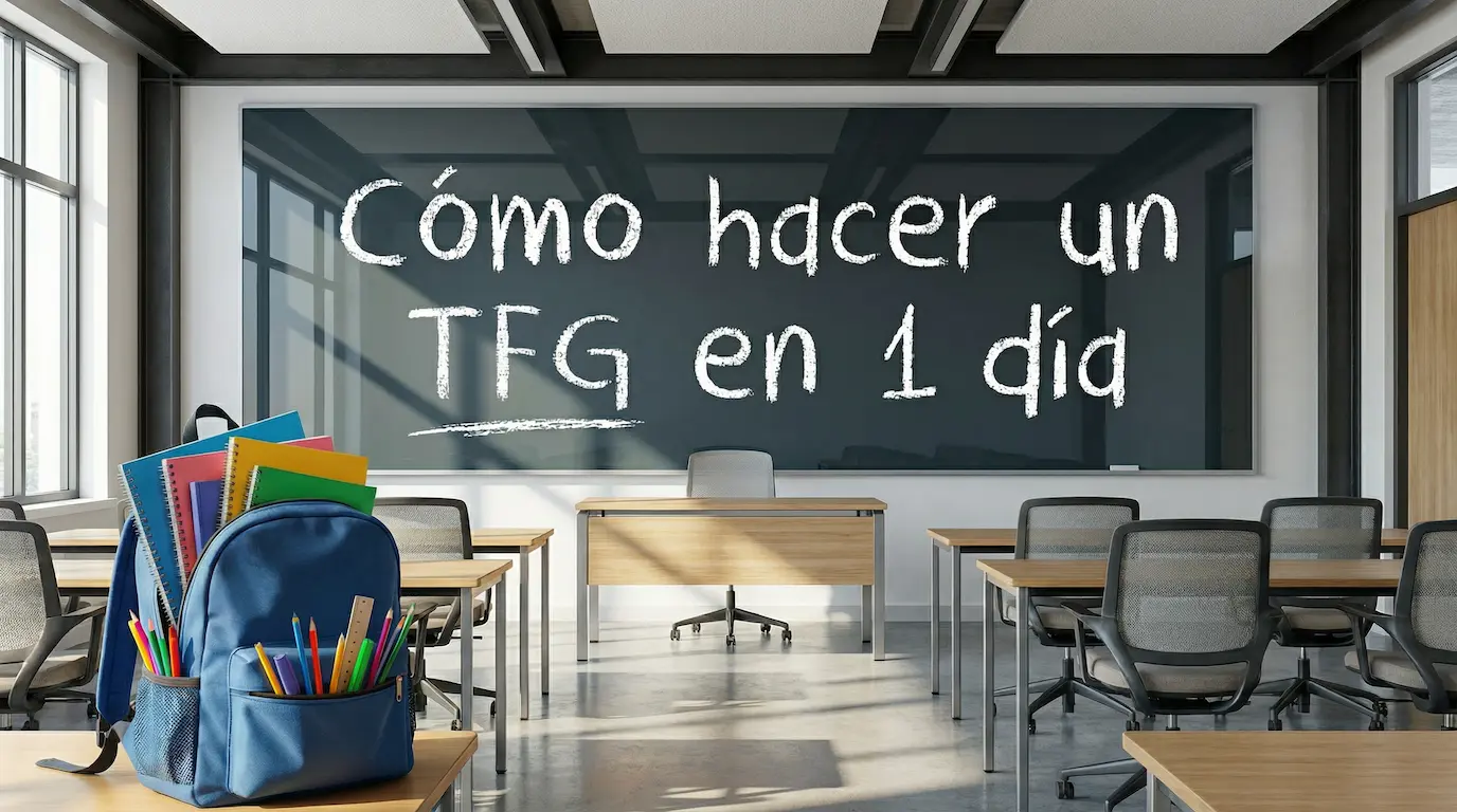 Cómo hacer tu TFG con INTELIGENCIA ARTIFICIAL en 1 día
